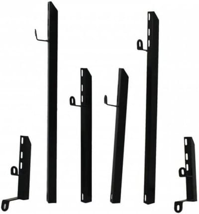 Zijstappen SUV - Treeplanken - Off-road look - Roestvrij staal aluminium - 168 cm lengte - Zilver