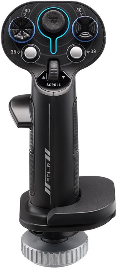 Thrustmaster SOL-R 3 Add-On Grip - om op een Thrustmaster AVA- of Sol-R-voet te bevestigen - H.E.A.R.T. Precisie - Voor Flight & Space Sim (Star Citizen/MSFS)