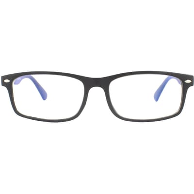 Montana Leesbril BLF83 Mat Zwart Blauw Licht Blok +1,00
