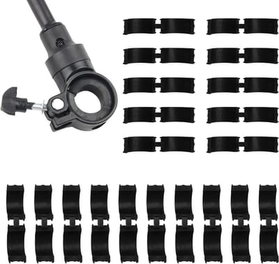 Set van 20 Rubber O-ringen voor Fietssturen 31.8 naar 25.4/22.2 - Antislip Handvatafdichting, Rubber Tussenring voor Mountainbikes en Racefietsen