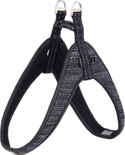 Rogz Utility Fast Fit Tuig Zwart - Hondenharnas - 63 cm