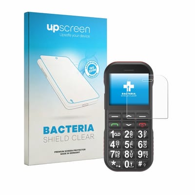 upscreen - Screenprotector voor Ufferson Seniorenhandy - Folie Beschermfolie transparant antibacterieel