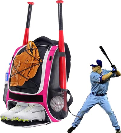 Baseballtas Rugzak - Sportuitrustingstas - Sportuitrusting Opslag - Waterdicht Scheurvast - 32 x 26 x 12 cm - Fonkelend