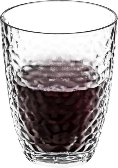 5Five Drinkglas Estiva - helder transparant - onbreekbaar kunststof - 380 ml - camping/verjaardag