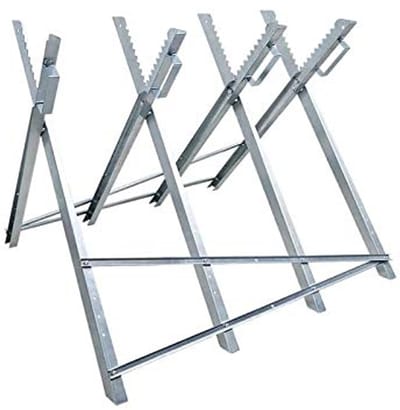 Opvouwbare Zaagbok voor Hout 81x82x79 cm - Staal, Belastbaar tot 150 kg