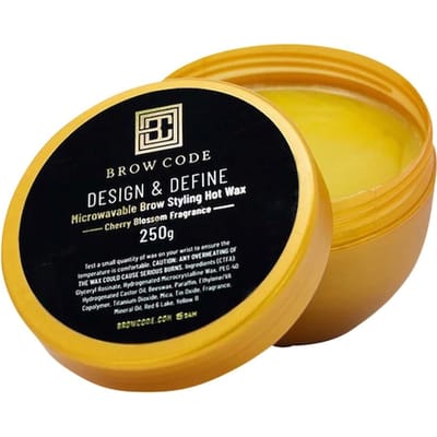 Brow Code Ontharen Microwavable Styling Hot Wax Koude en warme was Unisex 250 g