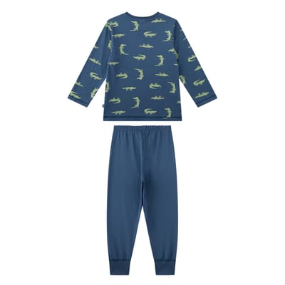 Sanetta Pyjama Schlafanzug Krokodil lang Kids
