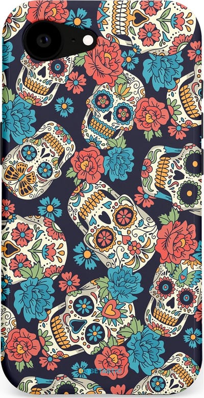 Casetastic Hoesje Geschikt voor Apple iPhone 16e Magsafe - Stijlvolle Beschermende Duo-layer Case - Catacombe carnaval