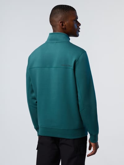 North Sails Sweatshirt Interlock halve rits