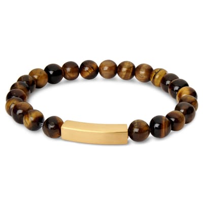 ID-kralenarmband van Tijgeroog