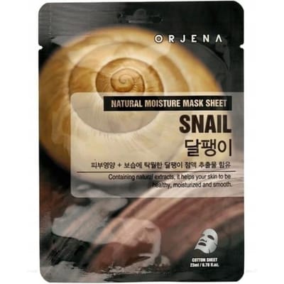 Orjena Masque Tissu Hydratant Naturel Snail Régénérant