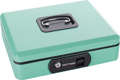 Rottner Geldkassette Lena 2 - Turquoise - 9x30x24cm