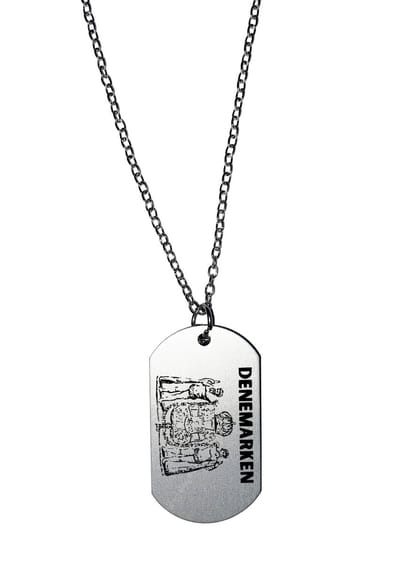 Akyol - denemarken ketting - Piloot - denemarken cadeau - beste land - leuk cadeau voor je vriend om te geven