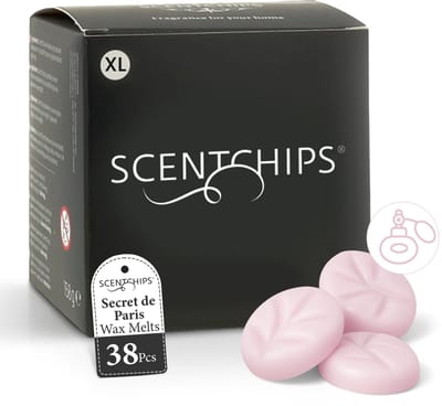 Scentchips® Secret de Paris - Geurblokjes - Huisparfum - Geurchips - Waxmelts - Geschikt voor Geurbrander en Waxbrander - XL - 38 Stuks