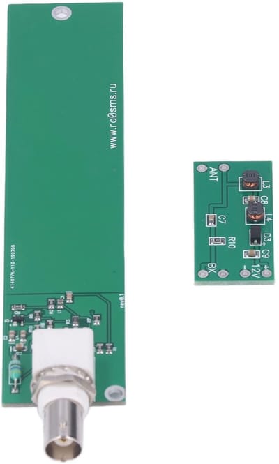 Dailygoody - Actieve Antenne - LF HF - Duurzaam en betrouwbaar - 15 x 15 x 5 cm - Ontvangstmodule - Geschikt voor radio-ontvangers - Model Mumusuk...