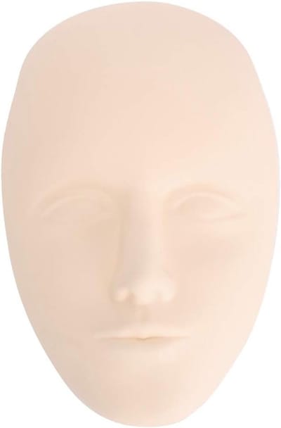 3D Siliconen Hoofd voor Permanente Make-up, Ideaal voor Wenkbrauwen, Lippen en Wimpers, Geschikt voor Kunstenaars en Beginners