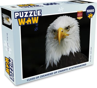 Puzzel Arend - Zwart - Wit - Legpuzzel - Puzzel 1000 stukjes volwassenen