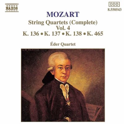 Eder Quartet - Mozart: String Quartets 4 (CD)
