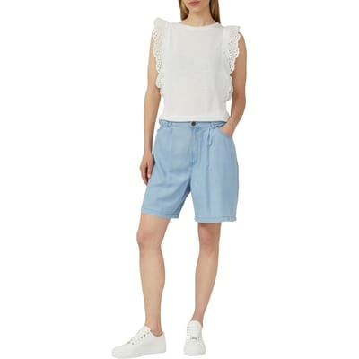 s.Oliver - female - Soepel vallende short van lyocell met elastische tailleband