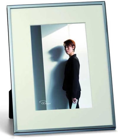 Philippi Design Fotolijst 10x15 Verchroomd Metaal met Passe-partout