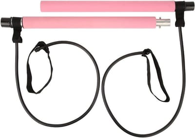 Pilates Bar Set - Fitness Stok - Thuis Sporten - Gezond Materiaal - 52 x 12 x 7 cm - Grijs