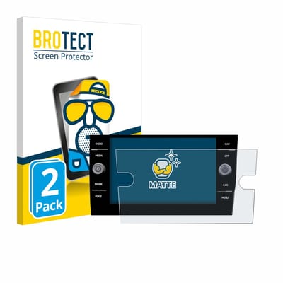 BROTECT - Screenprotector voor Volkswagen Taigo Discover Media 8” 2023 - Folie Beschermfolie matte 2 Stuks