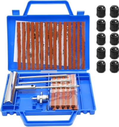 Solacis Bandenreparatieset Auto - Bandenreparatiekit - Proppenset - Bandenreparatieset - Banden Reparatieset Auto - Must Have Voor In De Auto!