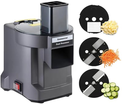 Groentesnijmachine - Elektrische Groentesnijder - multifunctioneel - Groenten snel hakken, snijden, raspen en in blokjes snijden