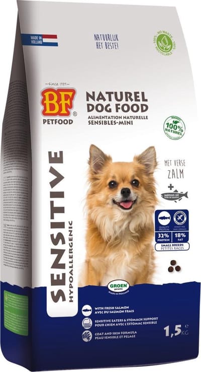 BF Petfood Small Breed Sensitive - 4 x 1,5 kg - Voordeelverpakking