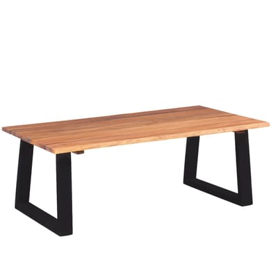 vidaXL - Salontafel - massief - acaciahout - 110x60x40 - cm