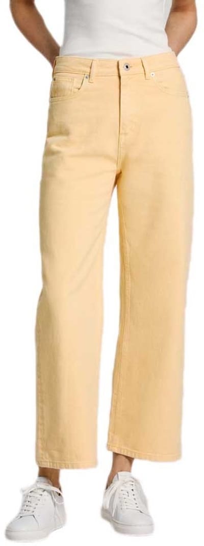 Pepe Jeans Pl204731 Straight Fit Spijkerbroek Geel 24 / 28 Vrouw