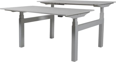 Zit Sta Bureau (2pp) - Elek 180x80/80 grijs - alu frame