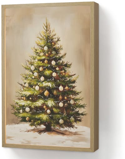 Wandlamp 40x60 cm - Oplaadbaar - Kerst - Sfeer - Groen - Wandlampen binnen woonkamer - Slaapkamer lamp - Decoratieve nachtlamp - Vloerlamp draadloos