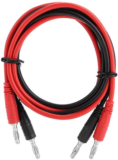 Testkabels Multimeter - Meetkabels - Elektrisch Testen - Koperen Geleider - 2 Stuks 103cm - Rood Zwart