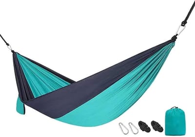 Hangmat voor de Tuin - Draagbare Hangmat - Ontspannen in de Natuur - Scheurbestendig Nylon - 290x180 Cm - One Color