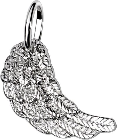 Quiges Ketting Hanger Engel Vleugel - Dames - 925 Zilver - SH096