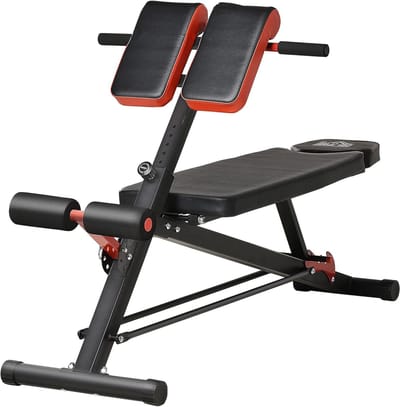 Verstelbare multifunctionele fitnessbank voor buiktraining en krachttraining