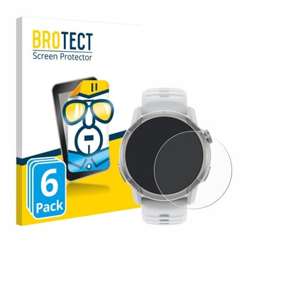 BROTECT - Screenprotector voor Coros Apex 4 (46 mm) - Folie Beschermfolie transparant 6 Stuks