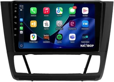 Geschikt voor BMW 1 Serie (2005 t/m 2013) | 4+64GB 8-CORE | 9 inch Android 15.0 CarPlay autoradio | Draadloos CarPlay & Android Auto | Externe microfoon | Bluetooth & WiFi | NAVIBOP NB-5137 | Bouwjaar 2005 t/m 2013