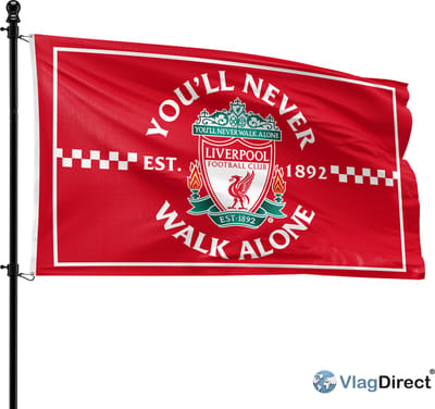VlagDirect - Liverpool F.C. vlag - 90 x 150 cm.