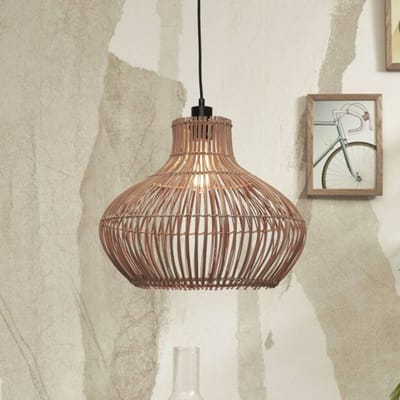 GOOD&MOJO Hanglamp Kalahari - Rotan - Ø42cm - Modern - Hanglampen Eetkamer, Slaapkamer, Woonkamer