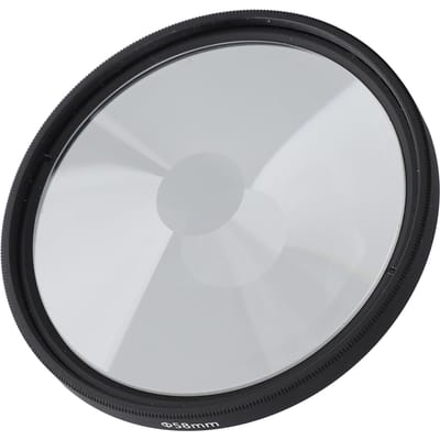 58mm Vortex Prisma Filter Waterdicht MRC Meerlaagse Coating Anti-Slip Camera Vortex Vervorming gray