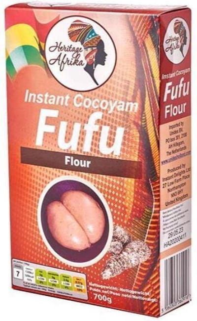 Tropiway Cocoyam Fufu - Afrikaanse fufu gemaakt van cocoyam - 680g