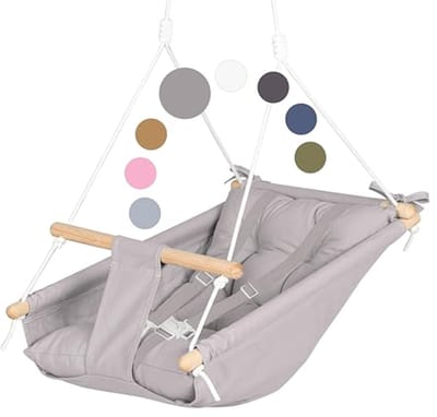 Hangmat schommel voor baby's - Veilig en comfortabel met 5-punts veiligheidsgordel - Ideaal voor binnen en buiten