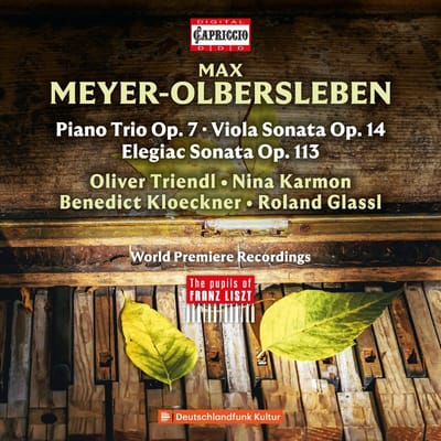 Oliver Triendl, Nina Karmon, Robert Glassl, Benedict Kloeckner - Meywr-Aldersleben: Chamber Music (CD)