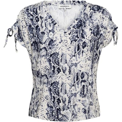 &Co Woman VIANA SNAKE - Top - S - Blauw