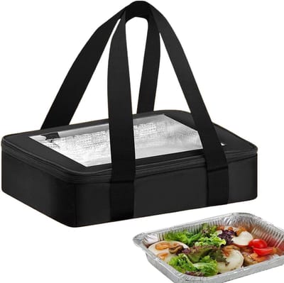 Thermotas Bakplaten - Koeltas Opvouwbaar - Warme Koude Gerechten - Vuilafstotende Aluminium Coating - 33 x 27 x 7 cm