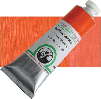 Oil paint Old Holland 40ml – 145 Coral Orange