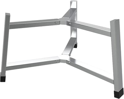Vuurplaats Standaard - Buitenhaard Basis - Comfortabel Buiten Zitten - Verhoogt Stabiliteit - 195 inch - Zilver