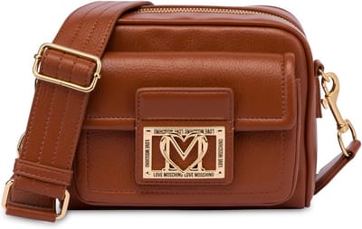 Dames Handtas Schoudertas Crossbody Kastanje PU Leder Look
